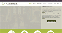 Desktop Screenshot of calixsociety.org